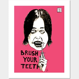 Brush your teeth Posters and Art